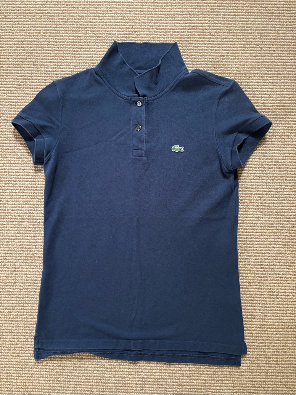 Lacoste Women’s Navy Short Sleeve Polo Shirt